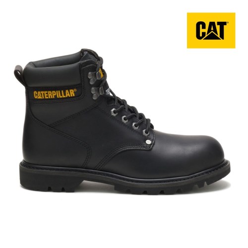 Caterpillar Second Shift Steel Toe Miesten Turvakengät Mustat (LEXVQ)